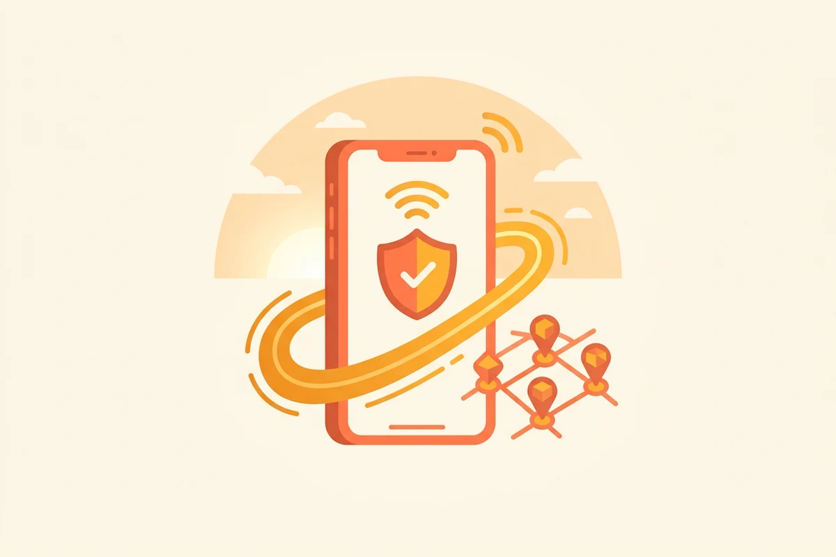 Android加速器 手机与平板网络连接示意图